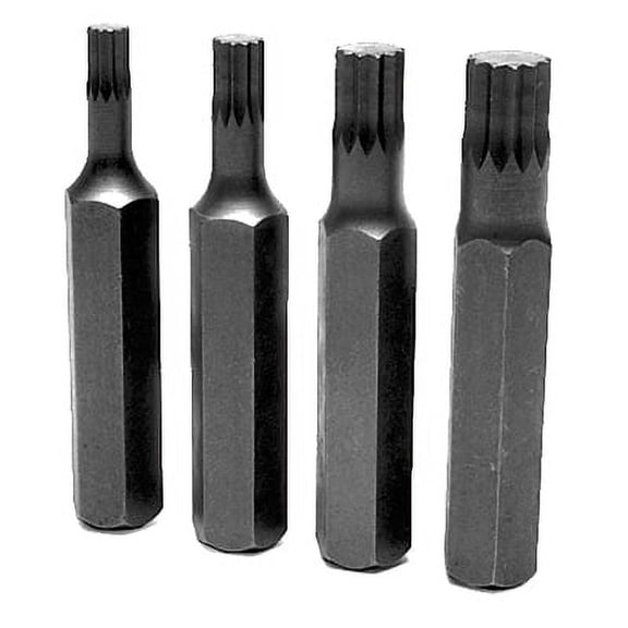 Performance Tool W1395 4-Piece Metric Triple Square Bit Socket Set