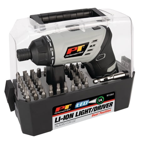 Performance Tool W1562 3.6v Li-Ion Light-Driver, 50 Bits, LED light