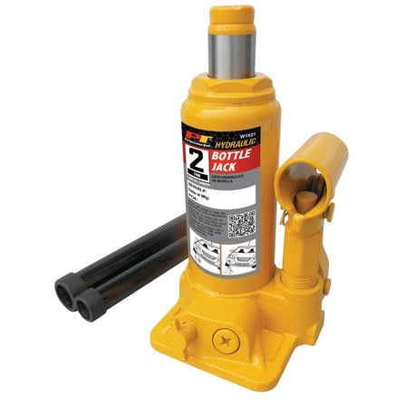 Performance Tool W1621 2-Ton (4,000 lbs.) Heavy Duty Hydraulic Bottle Jack,Yellow