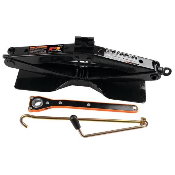 Performance Tool W1622 2 Ton SUV Scissor Jack for Easy and Safe Tire Changing on Larger Vehicles like SUVs and Trucks