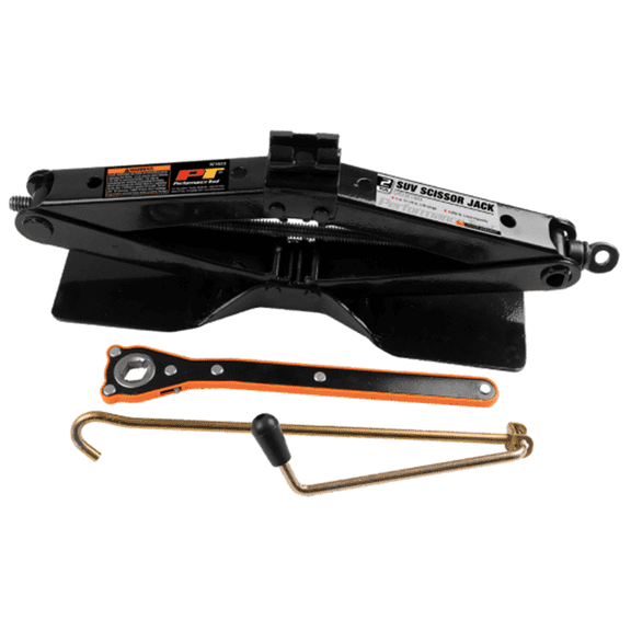 Performance Tool W1622 2 Ton SUV Scissor Jack with Ratchet Wrench