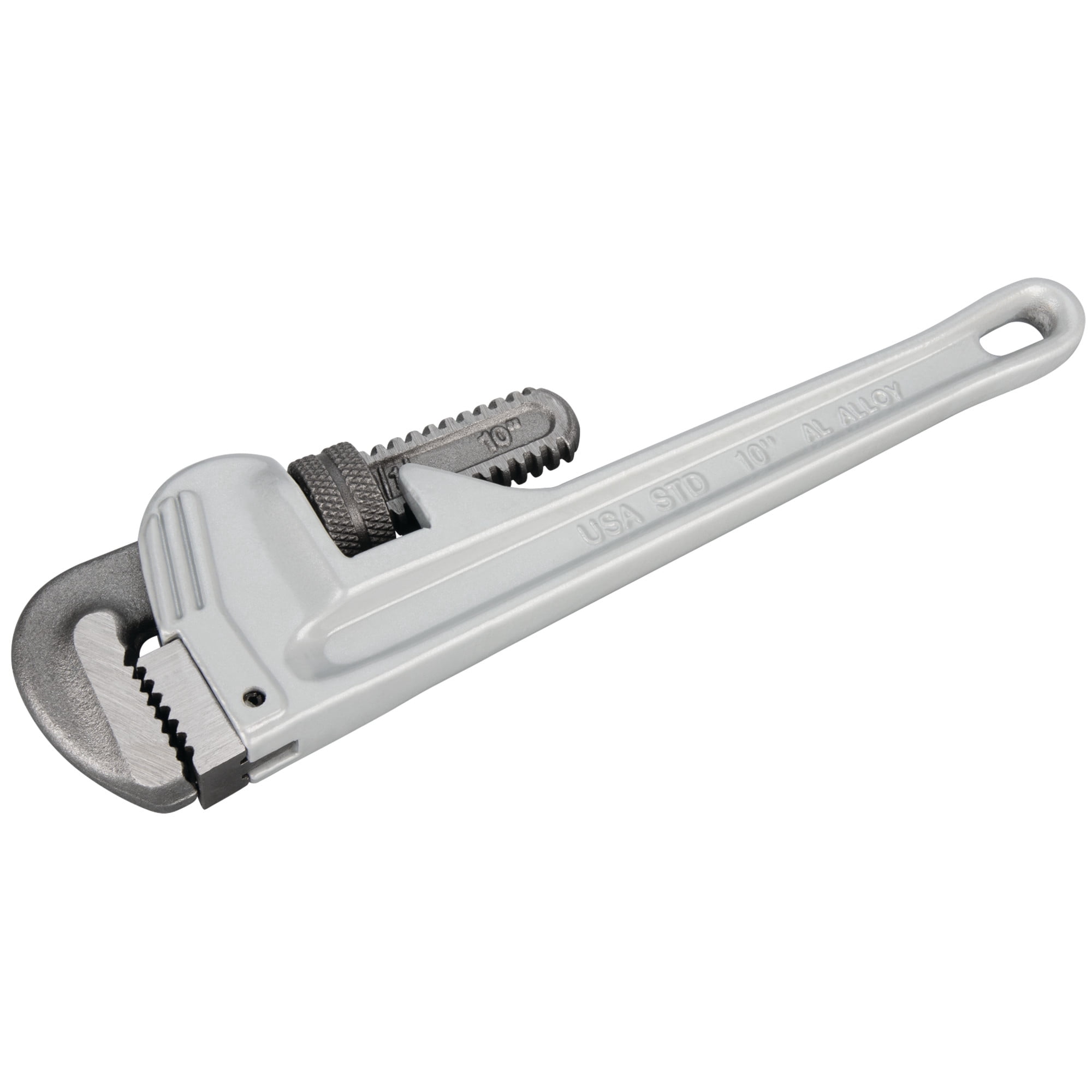 Pipe Filing Tool Performance Tool W2110 10-Inch Aluminum Pipe Wrench - Walmart Business ...
