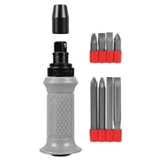 Performance Tool W2504 1/2-Inch Manual Reversible Impact Driver - Flathead 5/16 & 3/8 & Phillips #2 & #3 Bits For Most Common applications - Disengage Brake Caliper Screws, Rusted Fasteners or Frozen