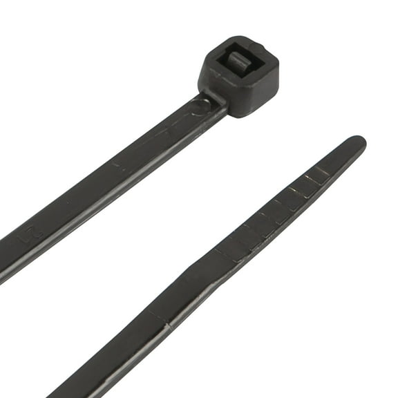 Performance Tool W2915 100pc 14-Inch Cable Tie, Black With Tensile Strength 50 Lbs