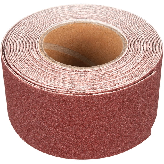 Performance Tool W3052 120-Grit Emery Cloth Roll, 15' x 1.5" - Versatile Sanding Material for Woodworking and Metalworking Projects