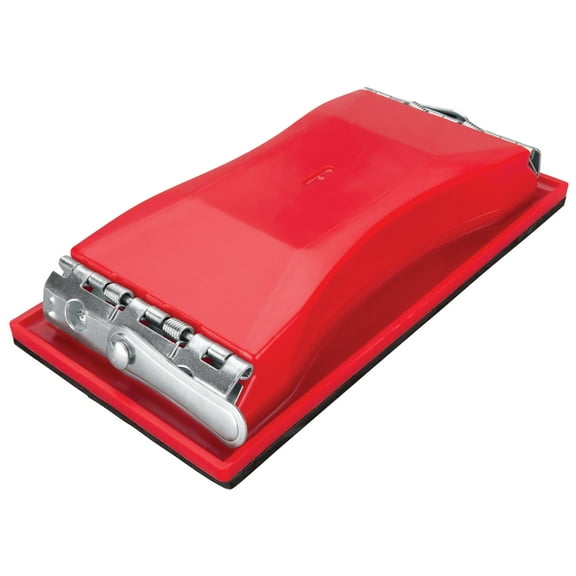 Performance Tool W3059 ABS Sanding Block 4 x 8.25 Inch (120 x 210 mm), Sanding Block with Foam Pad for Auto Paint, Auto Body Shops, Wood or Metal Shops, Drywalling, and Craft Projects