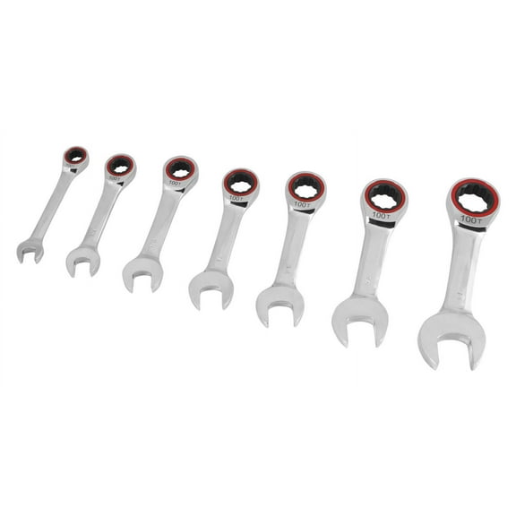 Performance Tool W30634 SAE Ratcheting Wrench Set (7 Piece)