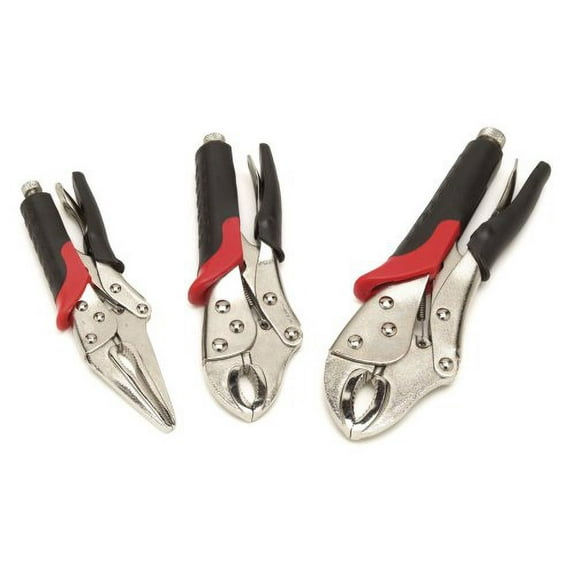 Performance Tool W30713 3 Piece Dual Cushion Locking Plier Set