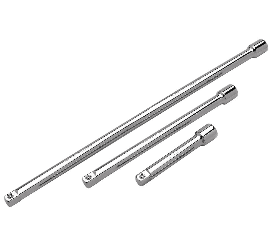 Performance Tool W32140 1/2-Inch Drive Extension Set, 3-Piece, Black