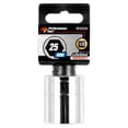 thumbnail image 1 of Performance Tool W32225 Chrome Socket, 1/2" Drive, 25mm, 6 Point, Shallow, 1 of 7