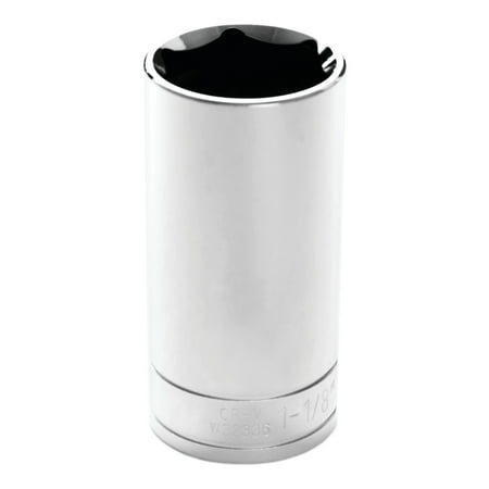 Performance Tool W32336 1/2 Drive 6-Point Socket, 1-1/8