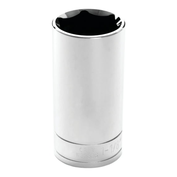 Performance Tool W32336 1/2 Drive 6-Point Socket, 1-1/8