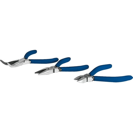 Performance Tool W3306 Mini Plier Set with Cushion Grips - Spring Loaded for Easy Use - Forged Alloy Steel Construction