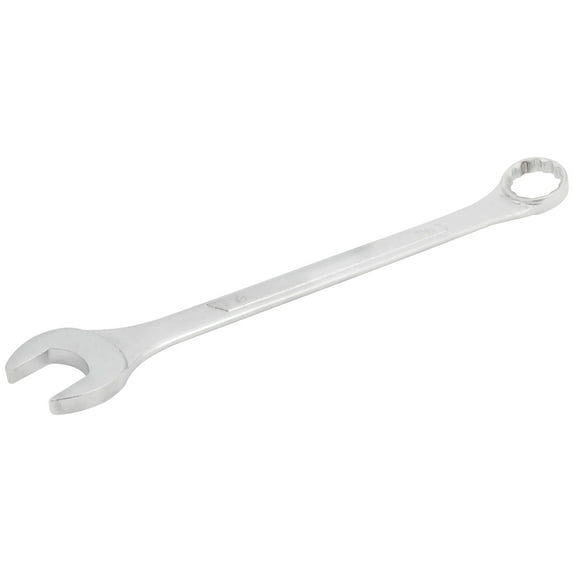 Performance Tool W340C 1-1/4 in. Combination Wrench, Drop-Forged Chrome Alloy Steel, Satin Chrome Finish, Rounded Box End