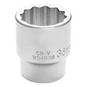 Performance Tool W34836 3/4-Inch Drive 12-Point Standard Socket 36mm
