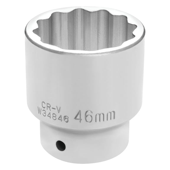 Performance Tool W34846 3/4-Inch Drive 12-Point Standard Socket 46mm