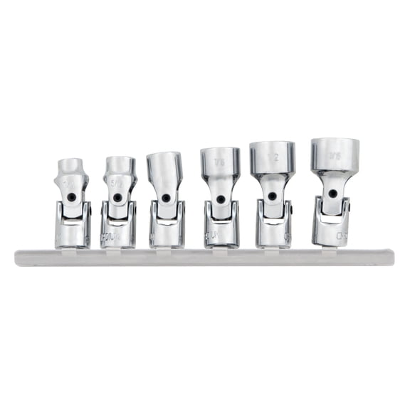 Performance Tool W36980 1/4-Inch Drive SAE 6 Piece Flex Socket Set