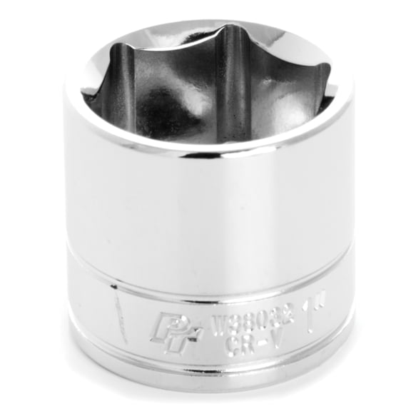 Performance Tool W38032 6-Point Socket, 3/8" Drive, 1"