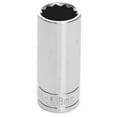 thumbnail image 1 of Performance Tool W38718 Chrome Socket, 3/8" Drive, 18mm, 12 Point, Deep, 1 of 2