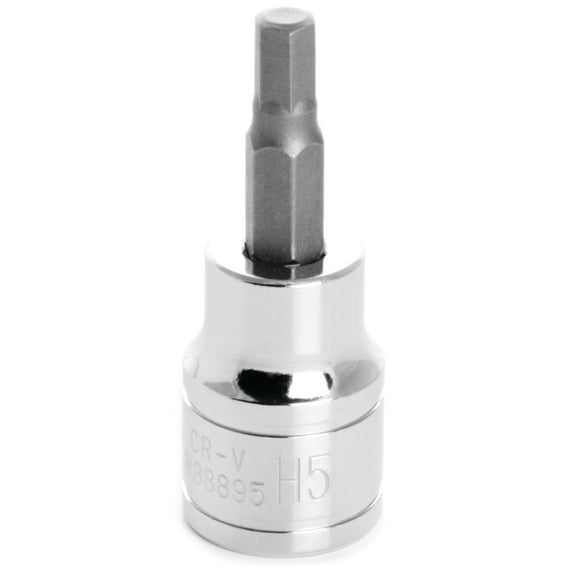 Performance Tool W38895 Hex Bit Socket, 3/8-Inch Drive, 5mm