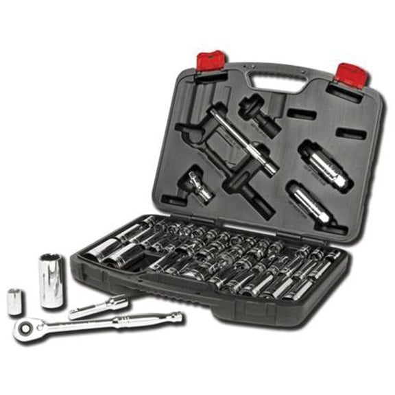 Performance Tools W38905 51 Piece 3/8in. Drive Mechanics Socket Set