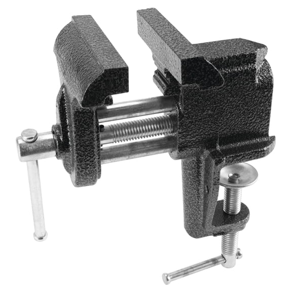 Performance Tool W3900 Hammer Tough 3-Inch Clamp-On Vise - Durable and Versatile Vise for Garage, Workshop, and DIY Projects