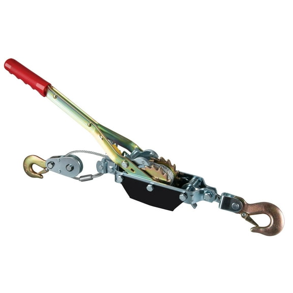 Performance Tool W4000DB Power Puller - 2-Ton Capacity, 12 Ft. Aircraft Cable & Automatic Notched Release