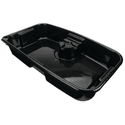 Performance Tool W4079 11-Quart Oil Drain Pan, Chemical-Resistant, Oil Filter Stand, Black