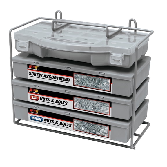 Performance Tool W5226 SEA/Metric Nut and Bolt Assortment with Case, 1,200 pieces