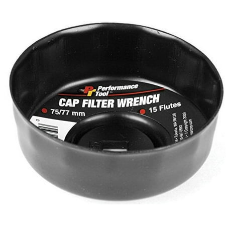 Performance Tool W54116 Bulk Filter Wrench 75/77mm,15FL