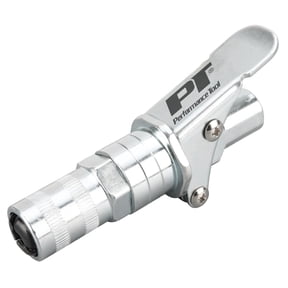 Performance Tool W54238 Heavy Duty Grease Coupler for Grease Guns, 12,000 PSI, Zinc Coated Alloy Steel, Smooth Retraction Mechanism, 1/8 NPT