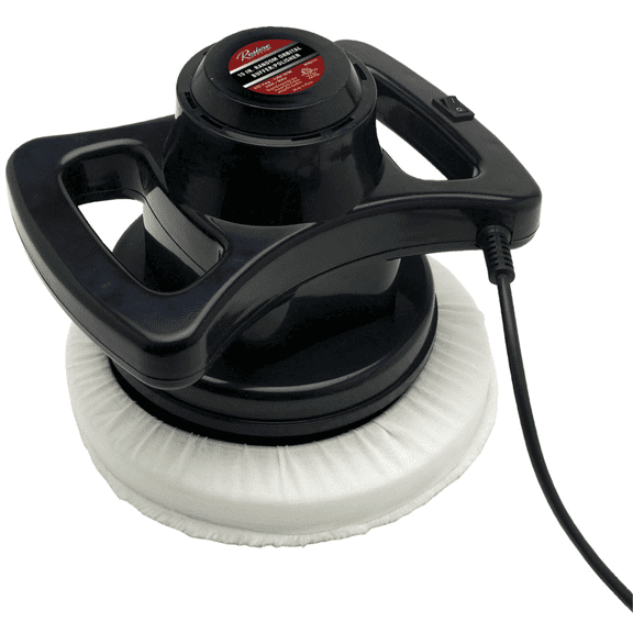 Performance Tool W60111 10 Inch Random Orbital Buffer/Polisher, Detailing Tool, Automotive, Marine, Countertops, Terry Cloth and Synthetic Wool Bonnets, Black