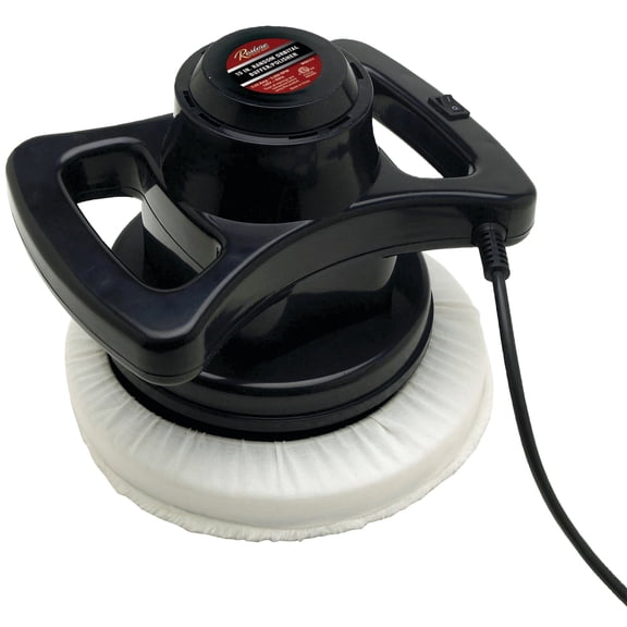 Performance Tool W60111 10 Inch Random Orbital Buffer/Polisher, Detailing Tool, Automotive, Marine, Countertops, Terry Cloth and Synthetic Wool Bonnets, Black