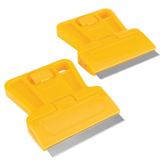 Performance Tool W6082 Mini Razor Scraper (2 Pieces) - Lightweight, Reversible Blade, Perfect for Detail Work