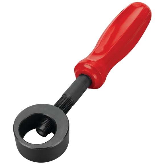 Performance Tool W7557 8 Inch Punch & Chisel Holder - Grade 45 High-Carbon Steel, Woodworking, Metal, Leather, Precision Punching, Hammering Tool - Red/Black