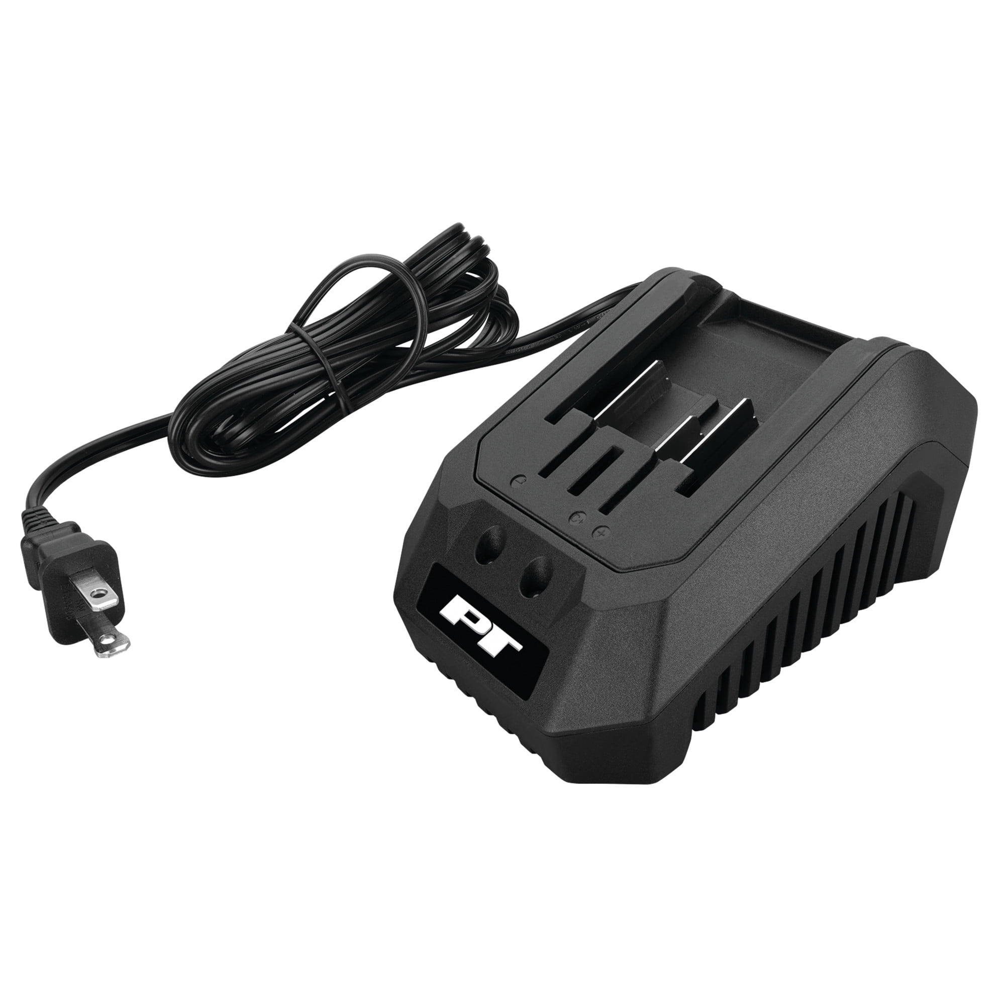 Performance Tool W7725 20V Fast Charging Station for PT Rechargeable Drills and Impact Wrenches, Workbench-Mountable, Black