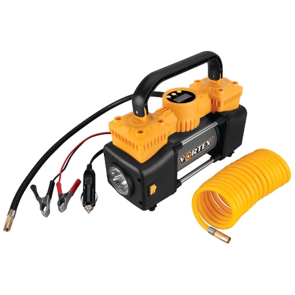 Performance Tool W7905 Vortex 12V Dual Cylinder Digital Tire Inflator