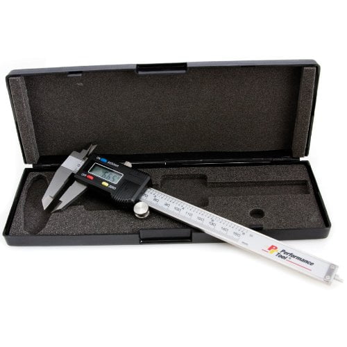 Performance Tool W80152 Electronic Digital Caliper with Extra Large LCD Screen, 0 - 6 Inches, Inch/Millimeter Conversion
