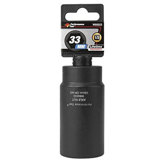 Performance Tool W80553 33mm Front Wheel Drive Axle Nut Socket