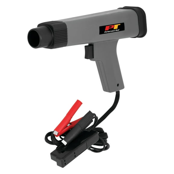 Performance Tool W80587 Digital Timing Light, LED Display 12V Automotive Ignition Timing Light for 9V-16V Ignition System Strobe Lamp Detector, Portable Timing Check