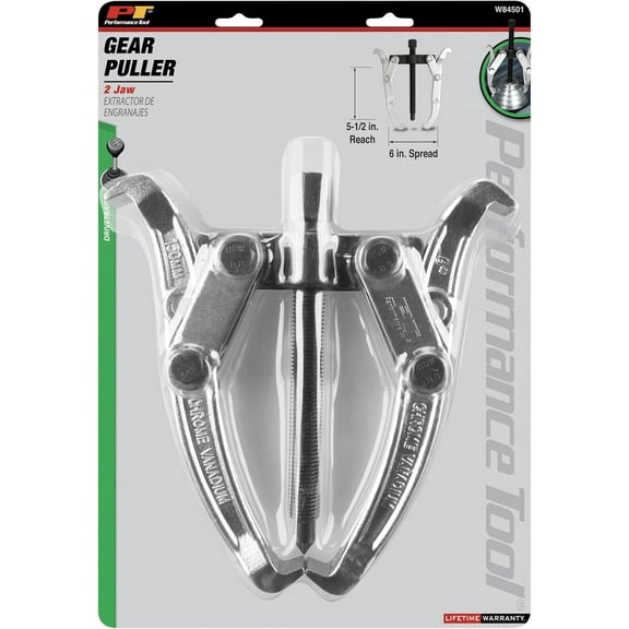 Performance Tool W84501 2 Jaw 6-Inch Gear Puller
