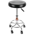thumbnail image 1 of Performance Tool W85027 19 in. to 24 in. Pneumatic Adjustable Rolling Bar Stool, 250 Lbs. Capacity, Black, 1 of 12