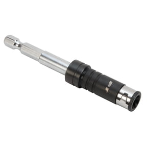 Performance Tool W8604 2-in-1 1/4-Inch Drive Bit Socket Adapter, Quickly Convert from a Bit to a Socket Holder with a Push-Pull Mechanism