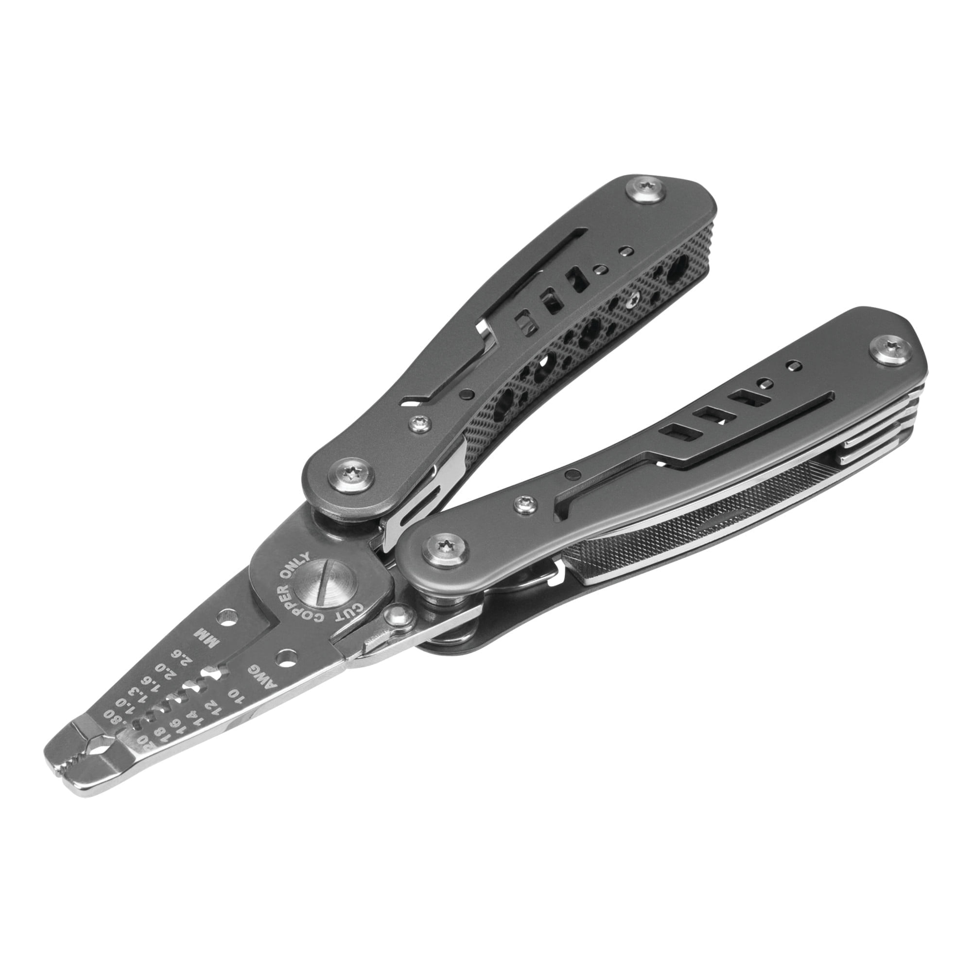 Performance Tool W86506 13-in-1 Electrician Multi-Tool (Wire Strippers, Long Nose Pilers, Wire Cutters and more) Strip & Cut 10 to 18 AWG Solid Wire