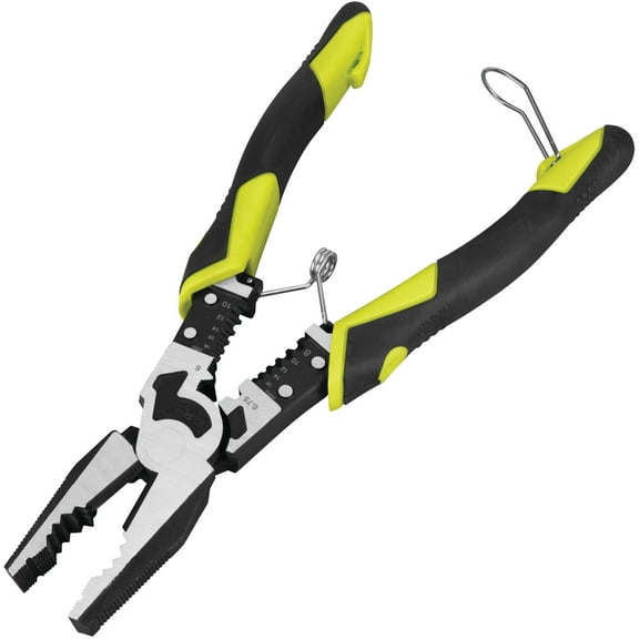 Performance Tool W86508 8-1/2-in. Multifunction Linesman Pliers, Strippers, Grippers, Pliers, Wrench