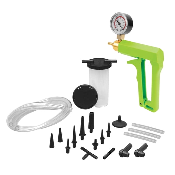 Performance Tool W87032 Vacuum and Fuel Pump Tester - Test and Diagnose Various Vehicle Systems, Complete Kit with Accessories Included