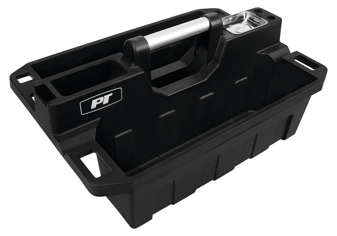 Performance Tool W88995 Portable Supply Caddy and Magnetic Utility Tool Tray, Black
