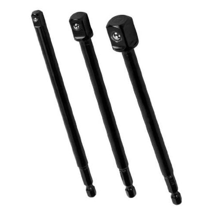 Performance Tool W9026 6-Inch Socket Adaptor Set, 3-Piece