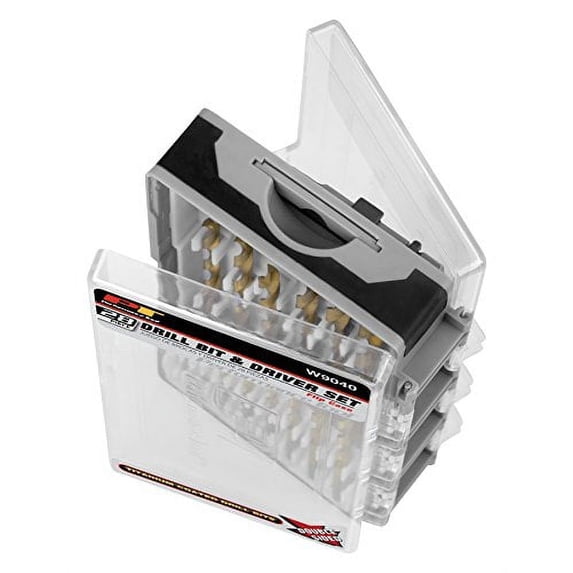 Performance Tool W9040 Drill Bit and Driver Set (28 Pieces)