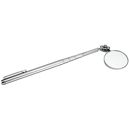 Performance Tool W9103 1-1/8-Inch Telescoping Round Inspection Mirror, Extends from 6-1/2-Inch to 18-1/2-Inch